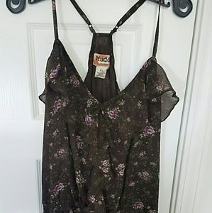 BUNDLE SALE 🤩 Juniors Mudd T back dressy top XL